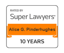 Rated by Super Lawyers | Alice G. Pinderhughes 10 Years